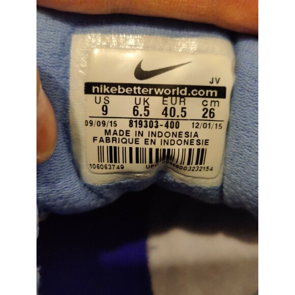 Nike Women's Revolution 3 Light Blue Running Shoes Sneakers Size 9 - Picture 10 of 11